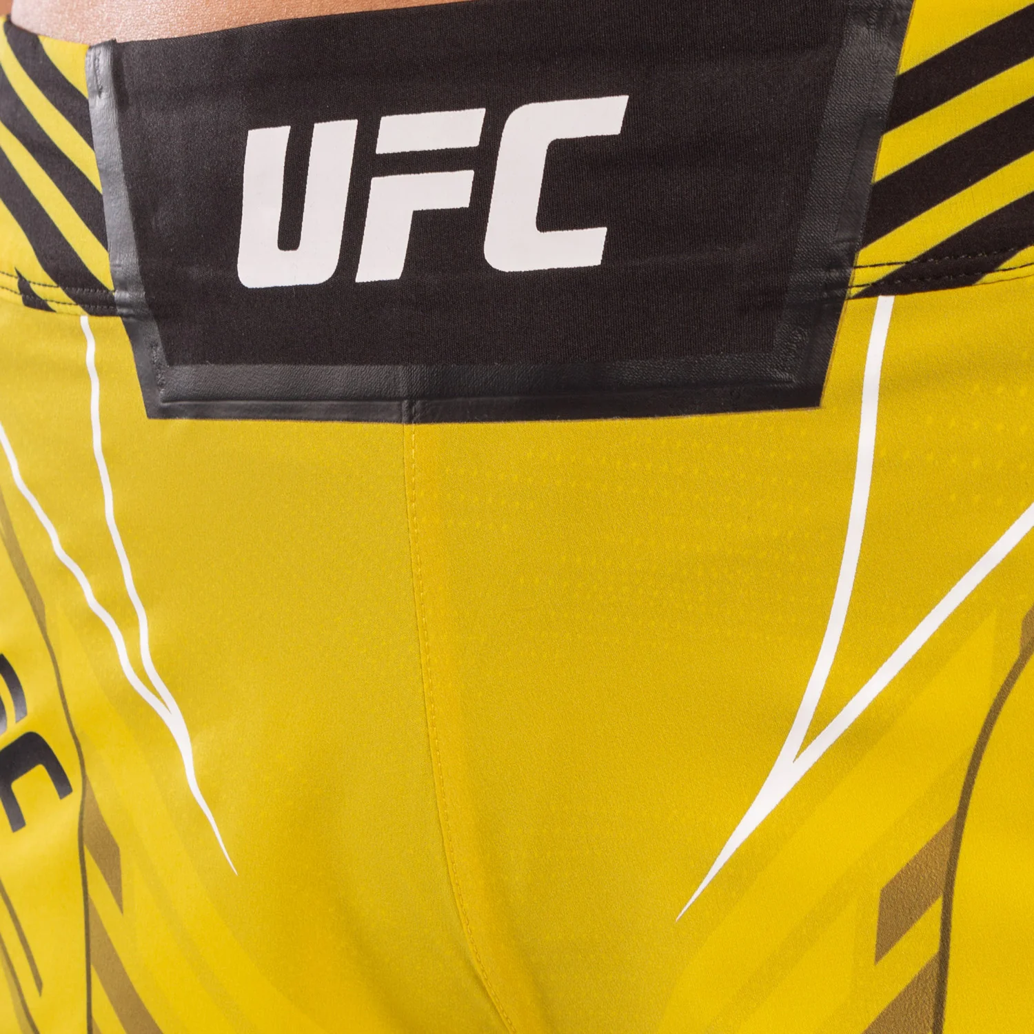 UFC Venum Authentic Fight Night Women's Shorts - Short Fit - Yellow - Image 5