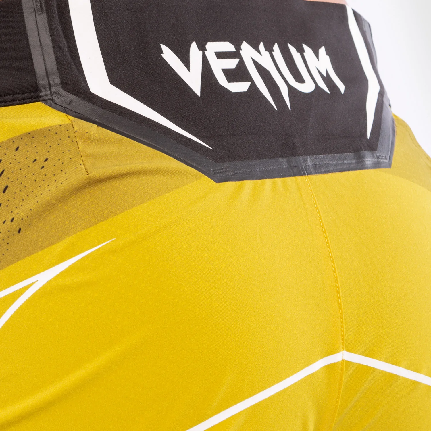 UFC Venum Authentic Fight Night Women's Shorts - Short Fit - Yellow - Image 6