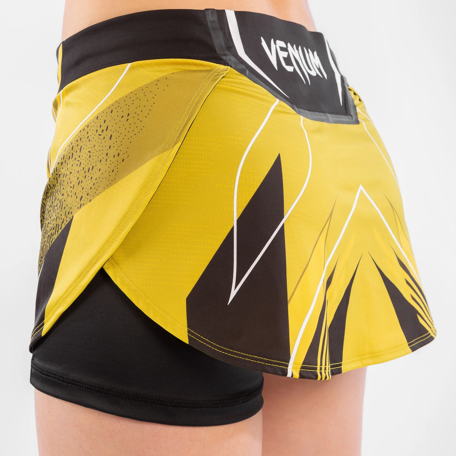 UFC Venum Authentic Fight Night Women's Skort - Yellow - Image 6