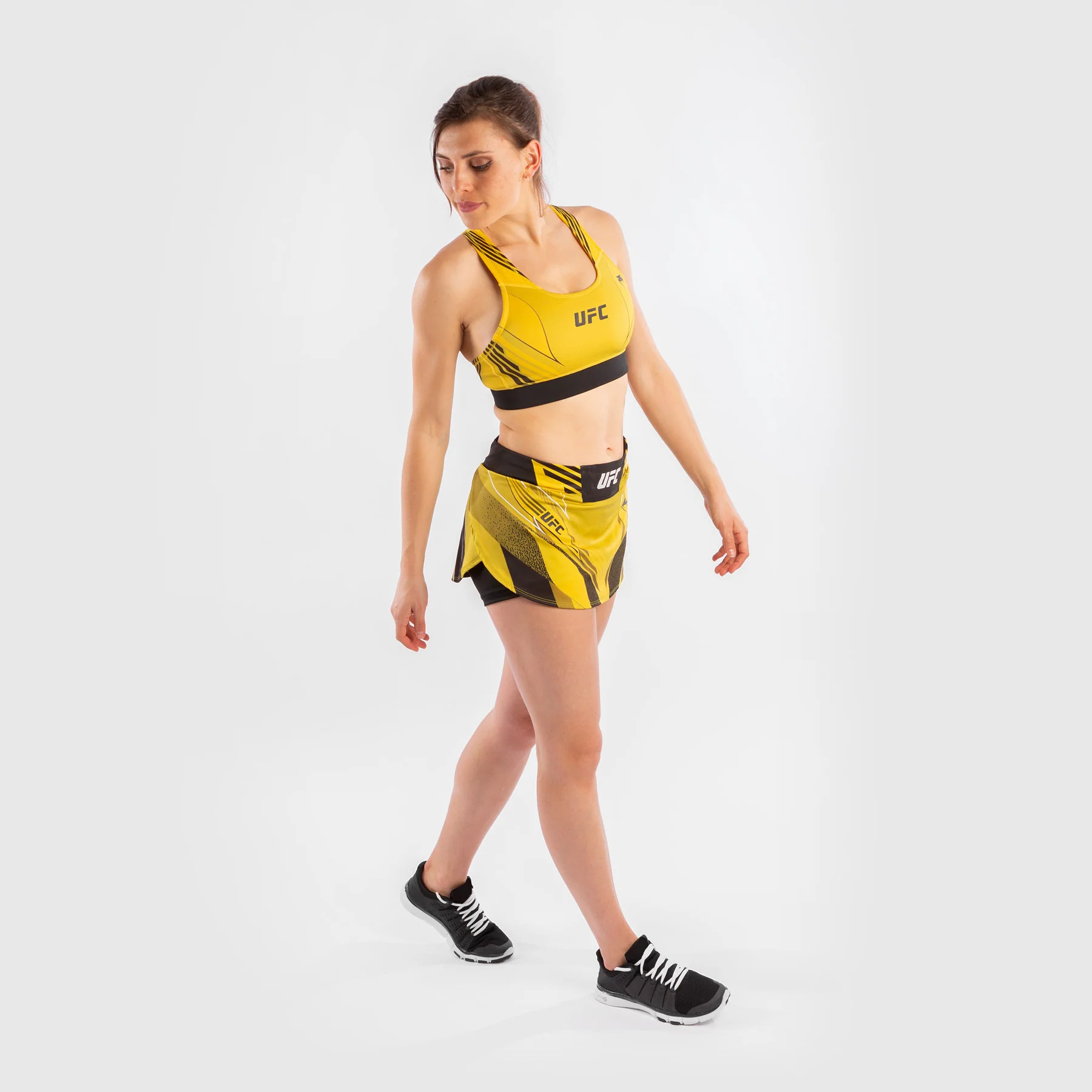 UFC Venum Authentic Fight Night Women's Skort - Yellow - Image 7
