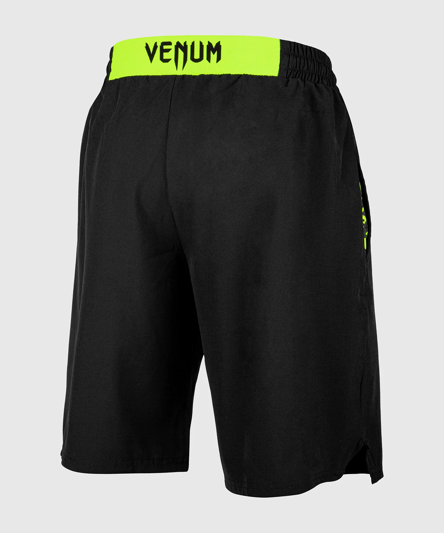 Venum Classic Training Shorts - Black/Neo Yellow - Image 3