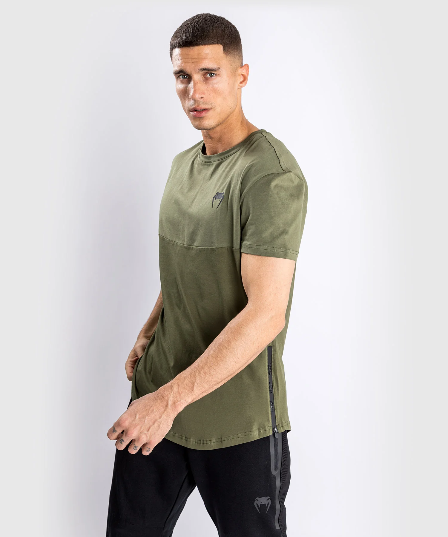 Venum Laser T-shirt - Khaki - Image 4