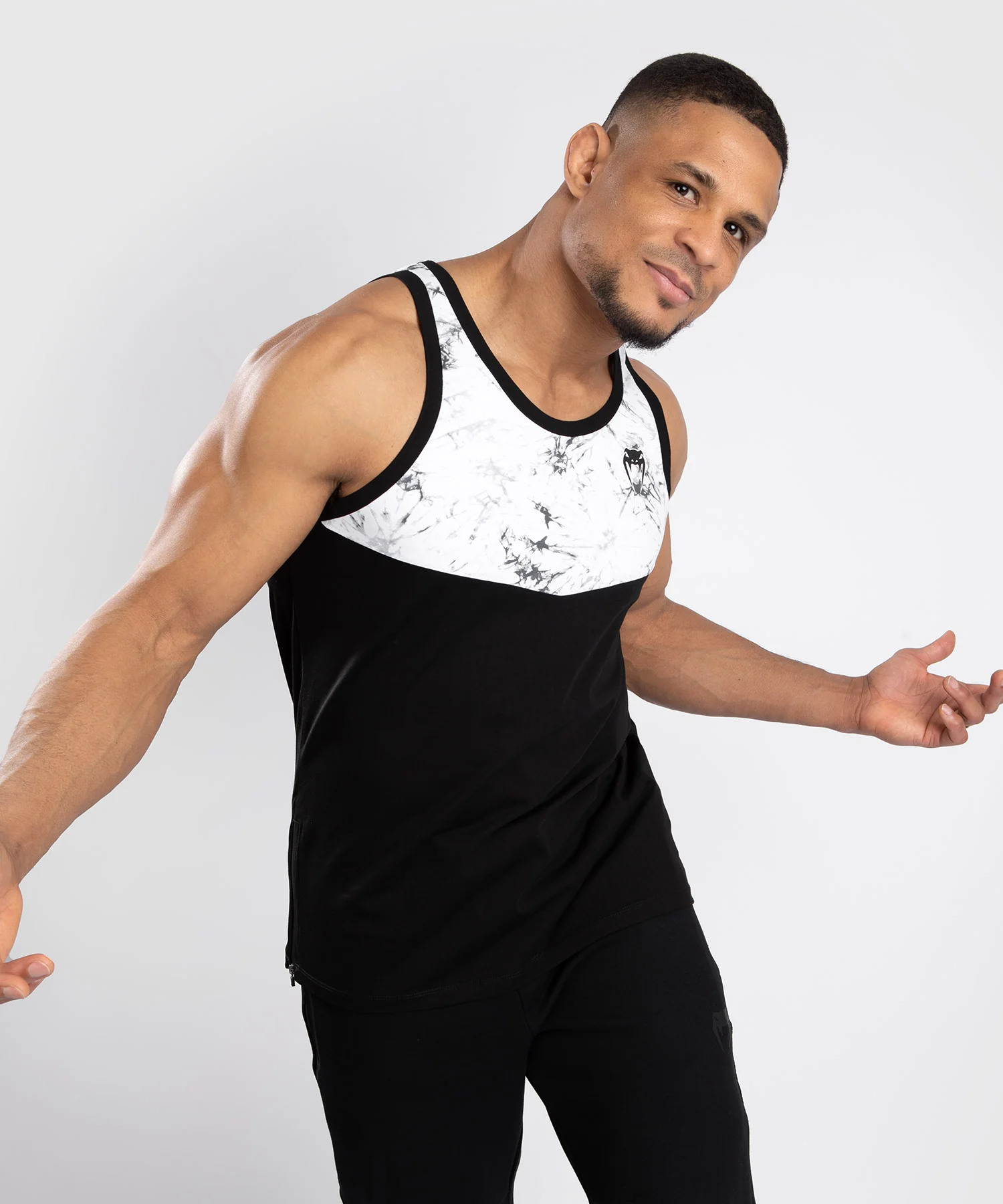 Venum Laser Tank Top - Black/Marble - Image 5