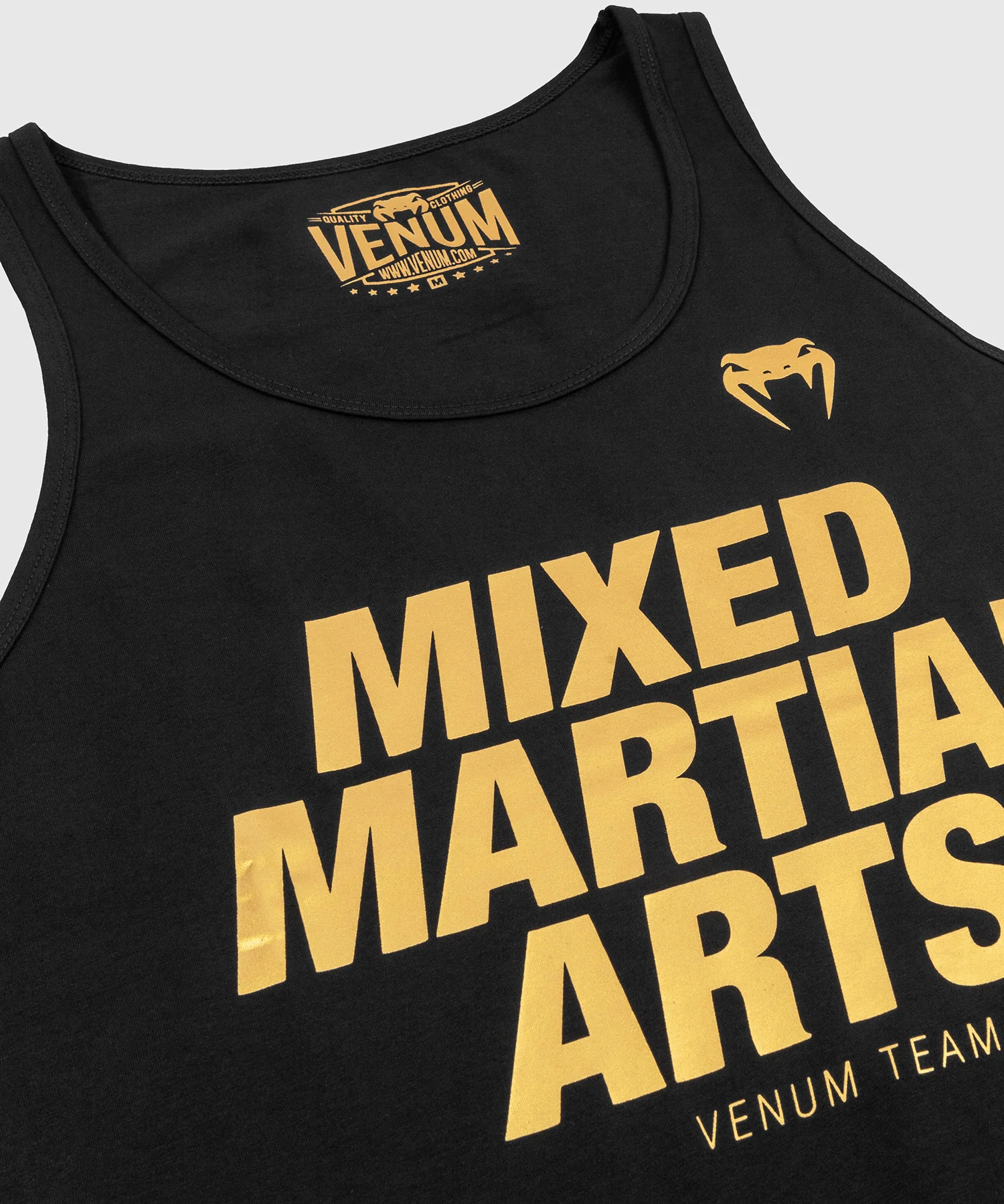 Venum MMA VT Tank Top - Black/Gold - Image 4