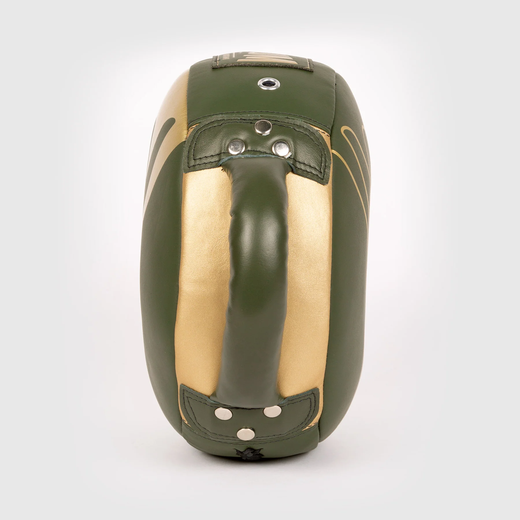 Venum Pro Boxing Mini Round Punch Shield - Khaki/Gold - Image 3