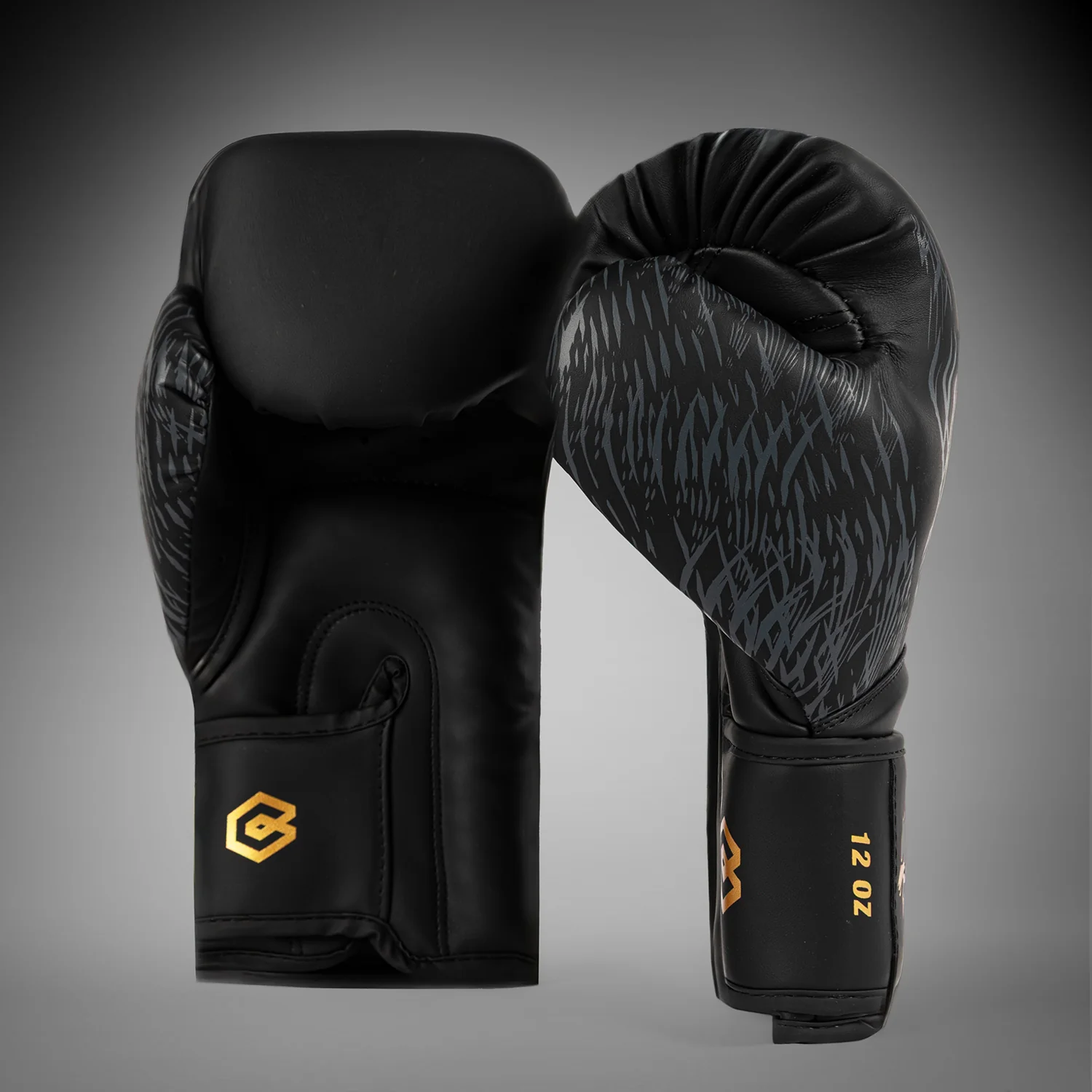 Venum x Chimaev Boxing Gloves - Black/Gold - Image 4